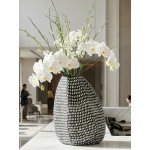 Interiérová keramická váza s grafickým efektem 48 cm - Anvo – Hledejceny.cz