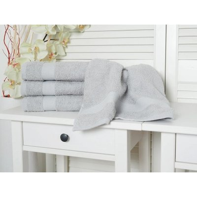 B.E.S. Petrovice Osuška 70 x 140 cm Adria Šedá Mushroom – Zboží Dáma