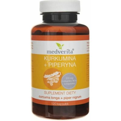 Medverita Kurkumin + Piperin 120 kapslí – Hledejceny.cz