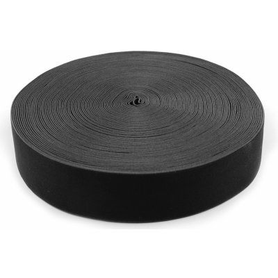 Pruženka měkká šíře 40 mm Varianta: 4 černá šedá tmavá, Balení: 1 m – Zboží Dáma