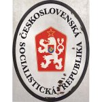 Ceduľa Československá Socialistická Republika – Zboží Dáma