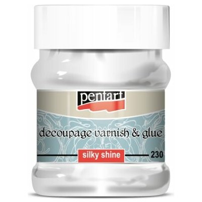 Pentart Lepidlový lak na decoupage hedvábný lesk 230 ml – Zboží Dáma