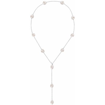 JwL Luxury Pearls Variabilní stříbrný s pravými barokními perlami JL0708