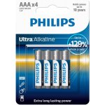 Philips Ultra Alkaline AAA 4ks LR03E4B/10 – Zboží Mobilmania