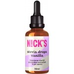 N!CK'S Stevia Drops vanilka 50 ml – Sleviste.cz