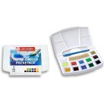 Royal Talens Art Creation akvarelové barvy POCKETBOX 12 půlpánviček – Hledejceny.cz