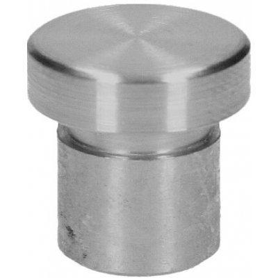 Ukončení - zátka na trubku ø 12x1.5 mm, plný materiál, broušená nerez K320 / AISI304 – Hledejceny.cz