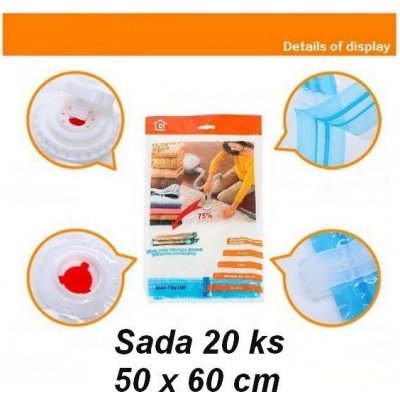 Gacek Vakuové pytle 50 x 60 cm sada 20 ks – Zboží Dáma