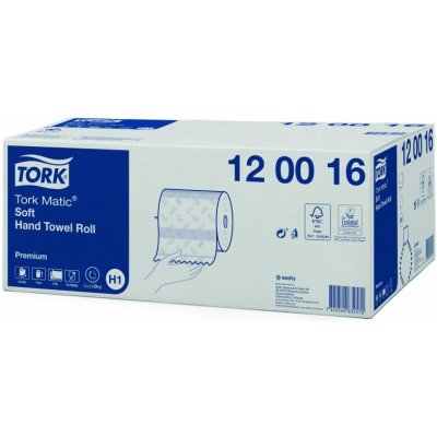 TORK Matic® Soft papírové ručníky v roli Premium - 6 ks