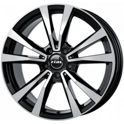 Rial M12X 8x19 5x112 ET30,5 diamond black polished – Hledejceny.cz