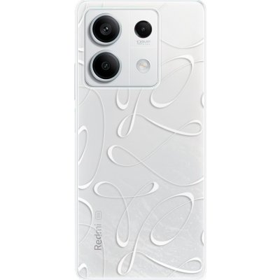 Odolné silikonové pouzdro iSaprio - Fancy - white - Xiaomi Redmi Note 13 5G