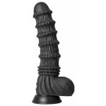 Hidden Desire Extreme Vibrating Dragon Monster Dildo Black – Zboží Dáma
