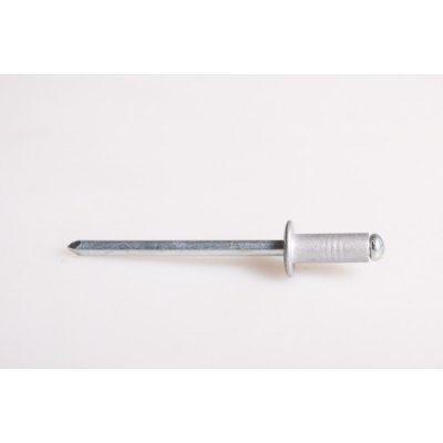 BRALO Trhací nýt 4 x 8 hliník/ocel plochá hlava RAL 9006 šedý – Hledejceny.cz
