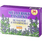 Dr. Müller Müllerovy pastilky se šalvějí a vitaminem C 36 ks