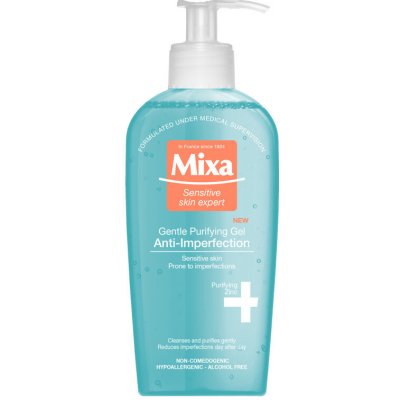 Mixa Anti-Imperfection čistící pleťový gel pro citlivou pleť 200 ml – Zbozi.Blesk.cz