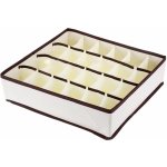 HomePRO AG126F Organizér do zásuvky 32x32x10 cm 24 přihrádek béžová – Zbozi.Blesk.cz