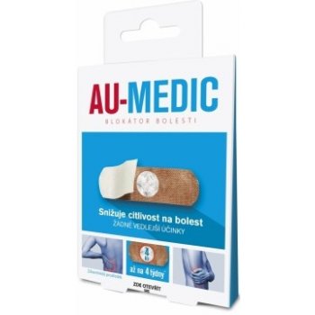 Au-Medic blokátor bolesti náplasti crystal tape 4 ks