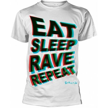 Fatboy Slim tričko Eat Sleep Rave Repeat