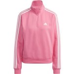 adidas Essentials 3-Stripes Quarter-Zip sweatshirt IC9944 Růžová – Zboží Mobilmania