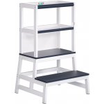 Spielwerk Učicí věž schůdky borovice 93x56x49 cm bílá antracit – Hledejceny.cz