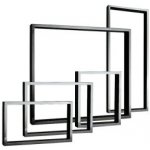 Omaxi 315168 Nohy k jídelnímu stolu ve tvaru A 2 ks černé 80 x 72-73 cm ocel – Zboží Mobilmania