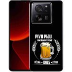 mmCase na Xiaomi 13T/13T Pro - pivní motiv černé pozadí – Zboží Živě
