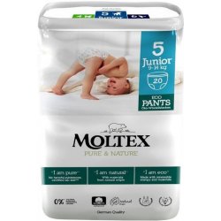 Moltex Pure & Nature natahovací Junior 9-14 kg 20 ks