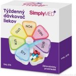 SimplyMed Dávkovač léků týdenní YHL075 Flower – Zboží Dáma