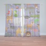 Sablio Záclony Animované safari: 2ks 150x250cm – Hledejceny.cz