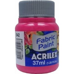 Acrilex Barva na textil 37 ml tmavě růžová 542