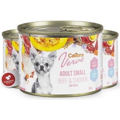 Calibra Dog Verve GF Adult Small Beef&Chick 200 g