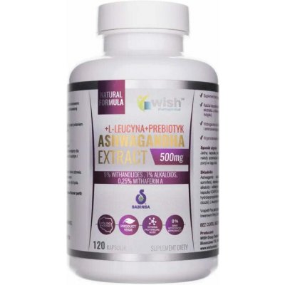 Wish Ashwagandha extrakt 500 mg 120 kapslí – Hledejceny.cz