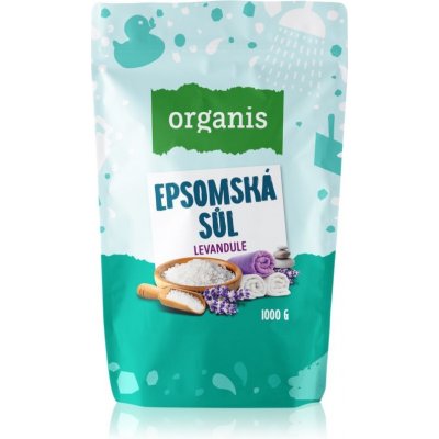 ORGANIS Epsomská sůl levandule 1000 g – Zboží Dáma