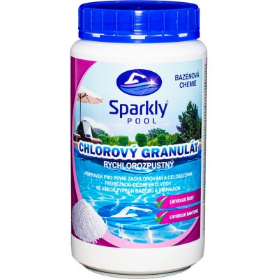 Sparkly POOL Chlorový granulát 1 kg – Hledejceny.cz