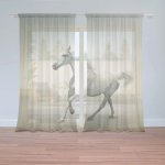 Záclony Bílý kůň 2: 2 ks - 150x250 cm - Sablio – Hledejceny.cz
