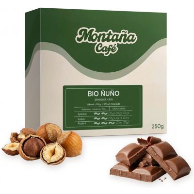 Café Montaña Bio Ñuño bio zrnková 250 g – Hledejceny.cz