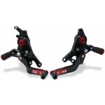 CNC Racing ITALY Nastavitelný stupačkový set - přepákování CNC Racing pro DUCATI Hypermotard 950/SP(sada pro pilota) Barva: černá/červená – Sleviste.cz