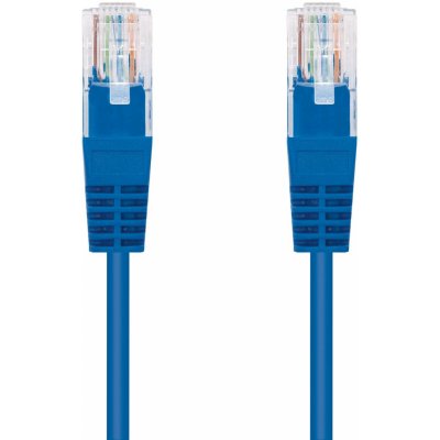 C-TECH CB-PP5-2B patch, Cat5e, UTP, 2m, modrý – Sleviste.cz