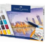 Akvarelové barvy Faber Castell 36 v sadě s plnitelným štětcem – Zbozi.Blesk.cz