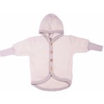 dětská merino bunda s kapucí a prodlouženými zády Cosilana šedá – Zboží Dáma