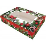 Krabice na cukroví - vánoční jehličí - 36 x 22 x 5cm – Zboží Mobilmania