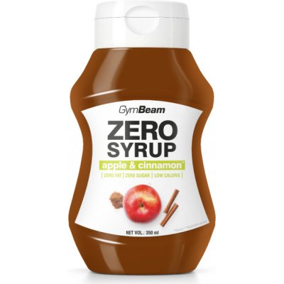 GymBeam ZERO SYRUP Apple & cinammon 350 ml – Zboží Dáma