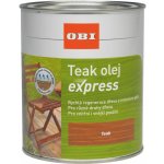 OBI olej na dřevo Express 0,75 l týkový – Hledejceny.cz