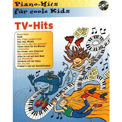 TV-Hits + CD televizní skladby pro klavír