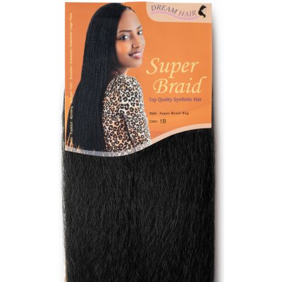 Super Braid 100% Jumbo Braid Kanekalon 1B – Zboží Dáma