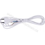 Emos Flexo šňůra PVC 2× 0,5mm2, 2m, bílá S12252 – Zboží Živě