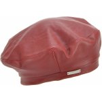 Seeberger kožený baret Basque Leather červený – Hledejceny.cz
