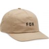 Kšíltovka Fox Wordmark Hat Taupe