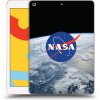 Pouzdro na tablet Picasee silikonový průhledný obal pro Apple iPad 10.2 2019 7. gen Nasa Earth