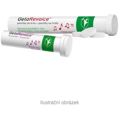 GeloRevoice pastilky do krku bezinka bez mentolu 10 ks – Hledejceny.cz